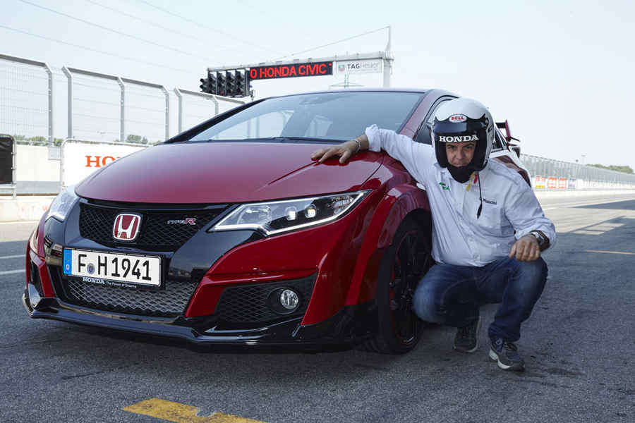 Honda Civic Type R front Mancini Slovakia Ring