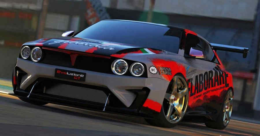 Lancia Delta, progetto Evoluzione GT Racing  Step1 