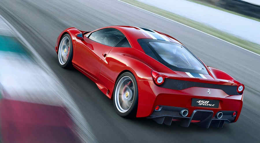 Ferrari 458 Speciale posteriore
