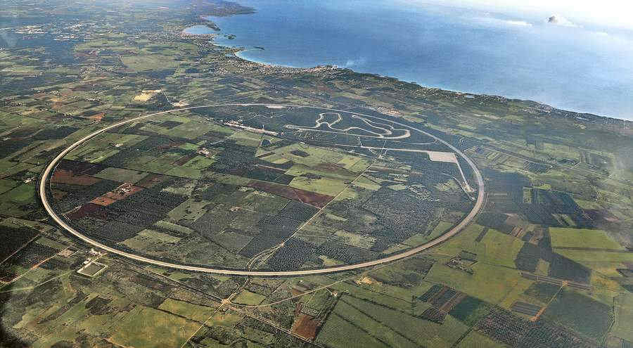 Circuito Nardò Puglia vista aerea