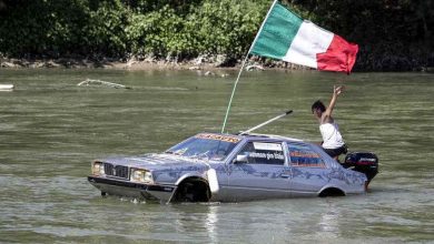 Maserati sul Tevere