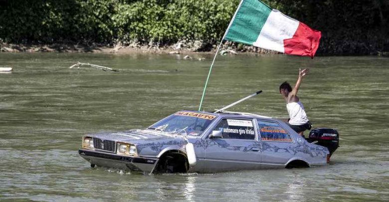 Maserati sul Tevere