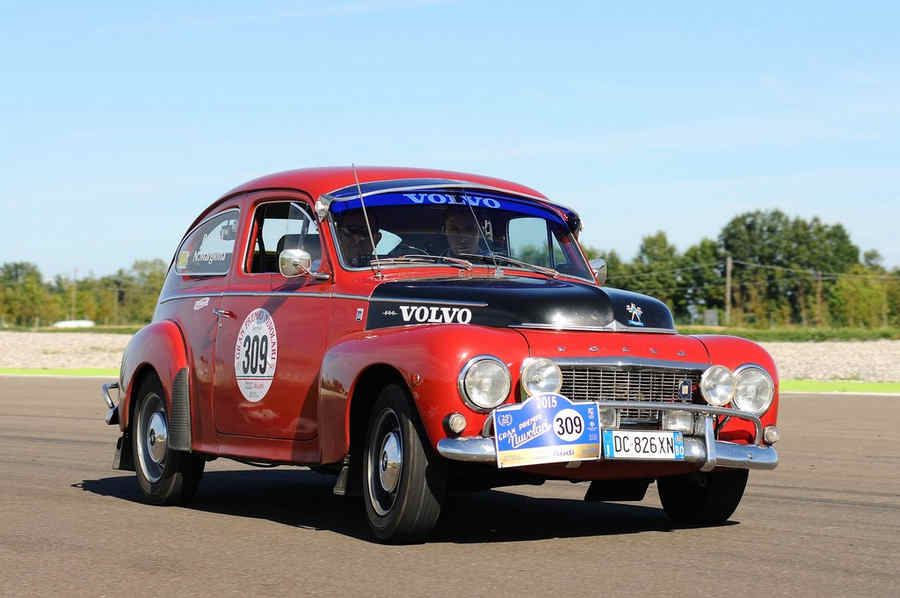 Margiotta-Perno, Volvo PV544, terzi classificati al GP Nuvolari 2015