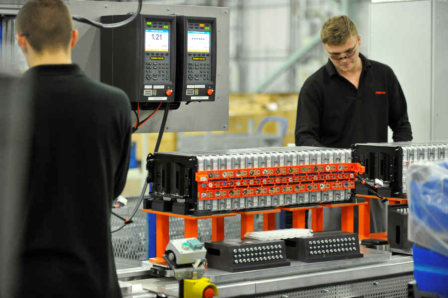 Fabbrica Nissan di Sunderland per batterie di auto elettriche