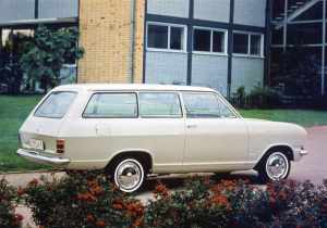 Ten generations of Opel compact station wagons