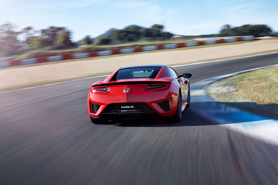 HONDA NSX CURVA RED
