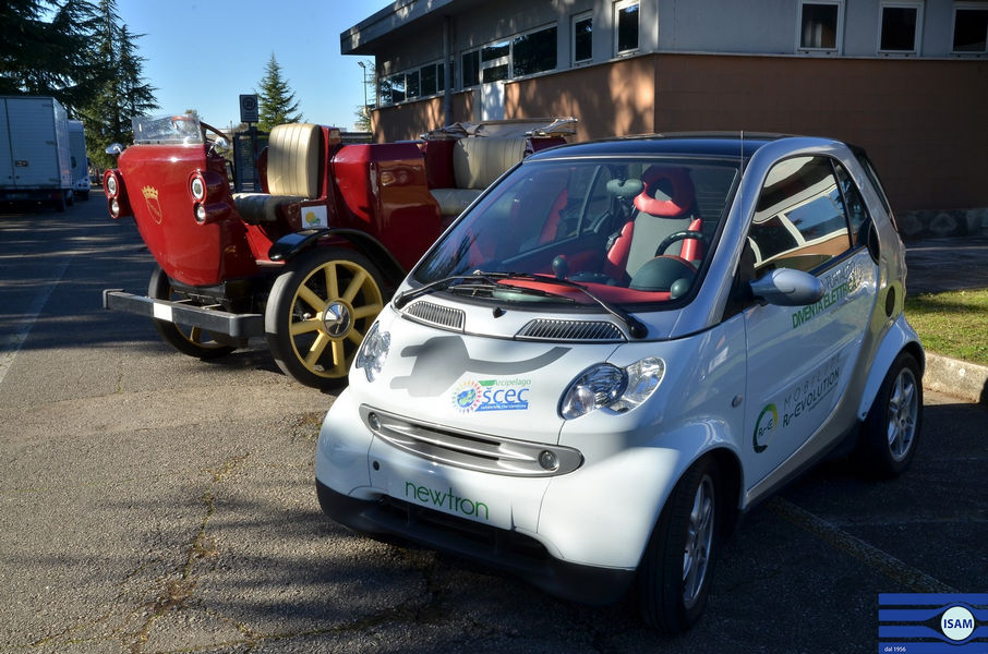 vecchia smart trasformata con kit retrofit elettrico