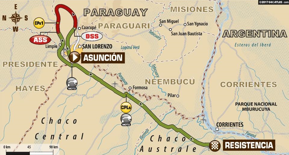 Dakar-2017-1-tappa-Asuncion-Resistencia-mappa