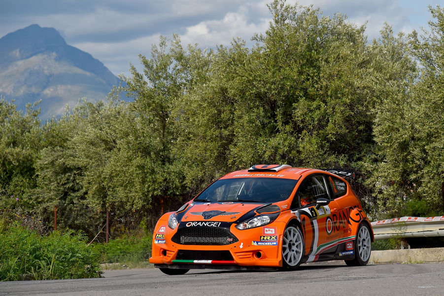 Simone Campedelli, Pietro Elia Ometto (Ford Fiesta R5 #2, Orange1 Racing)