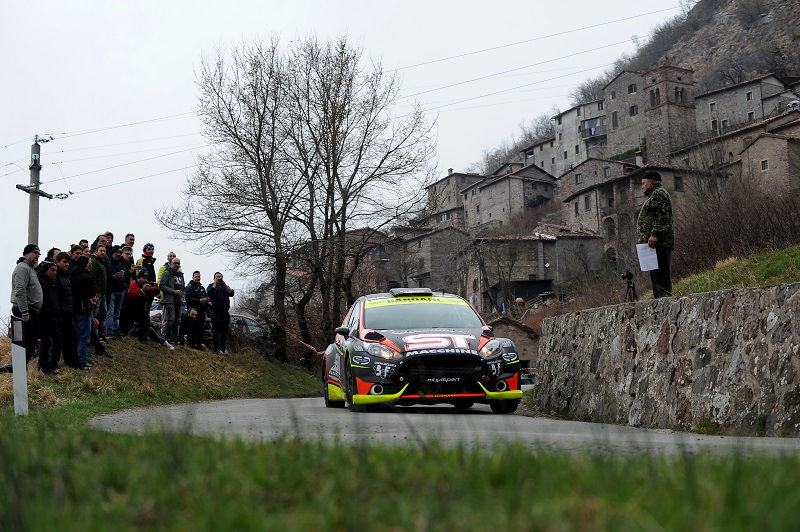 Rudy Michelini, Michele Perna (Ford Fiesta R5 #9, Movisport);