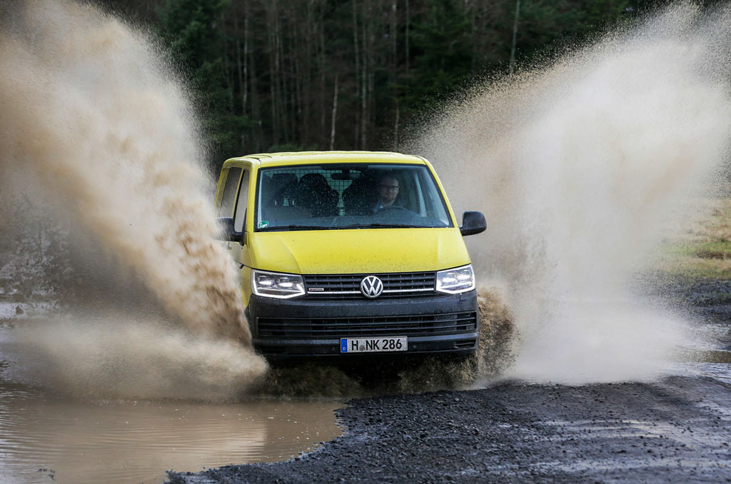 Offroad con VW Transporter Rockton 4Motion