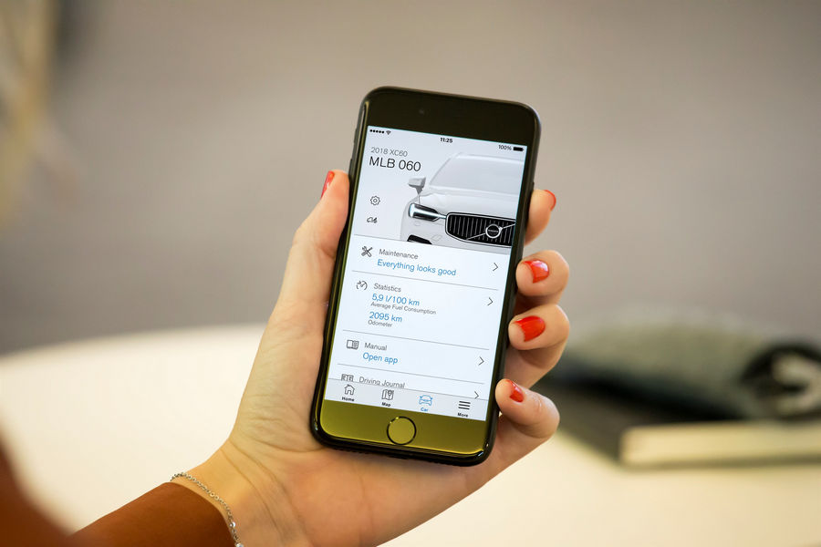 Keep track of your cars and stay in full control with Volvo On Call