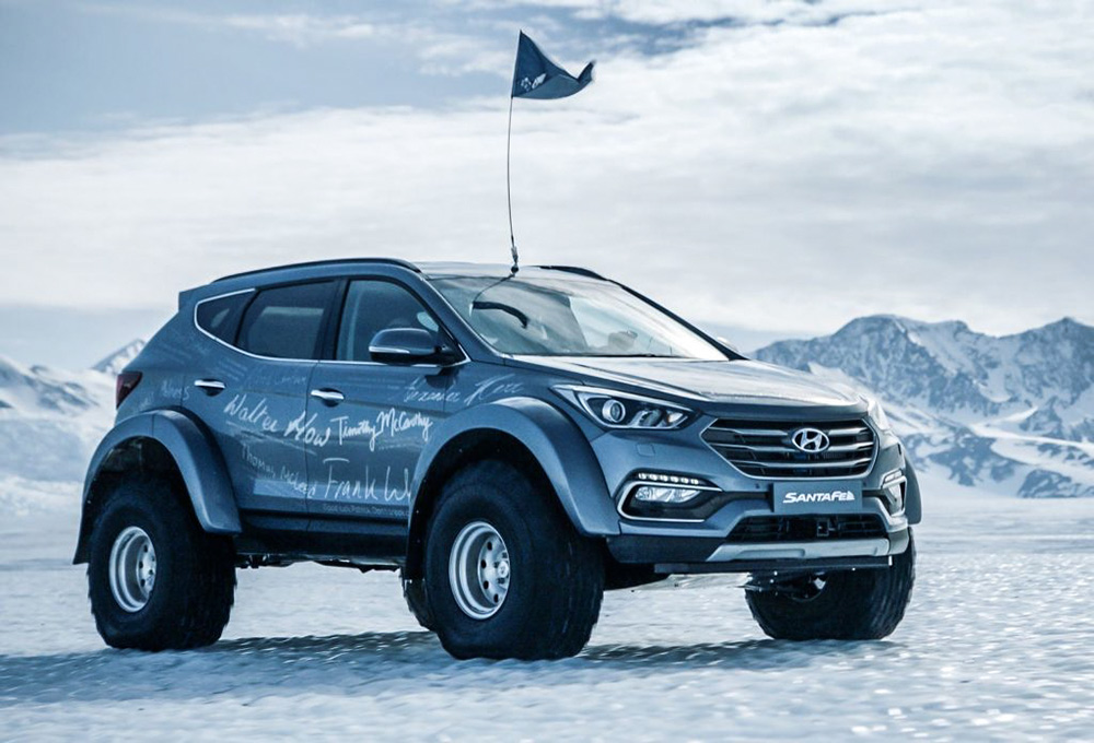 Hyundai Santa Fe Spedizione Antartide - Newsauto.it