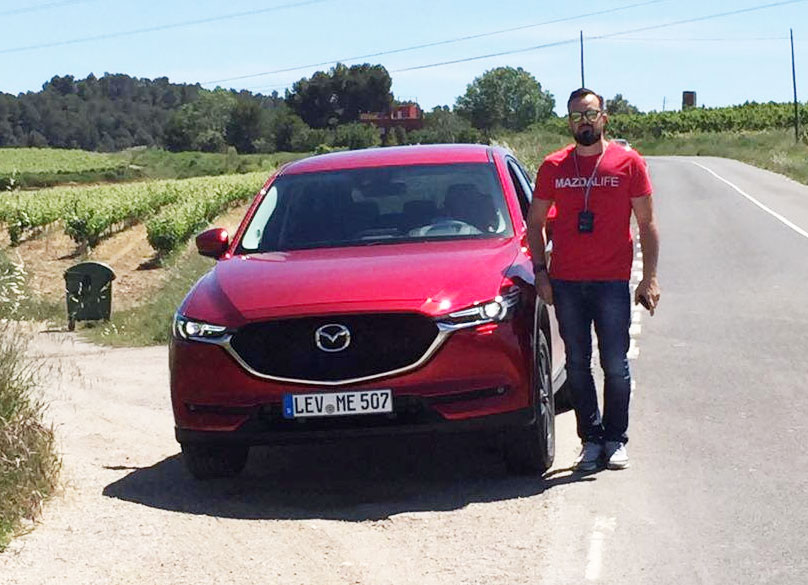 Mazda Cx-5 prova primo contatto con Andrea De Angelis