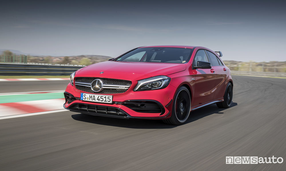 Mercedes-AMG A45 4MATIC (W176); Fahrveranstaltung Mercedes-Benz Compact Cars Ungarn 2017