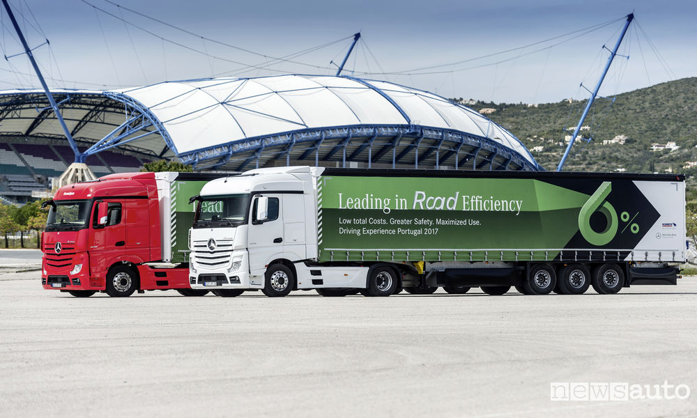 Fahrvergleich Mercedes-Benz Actros 1845