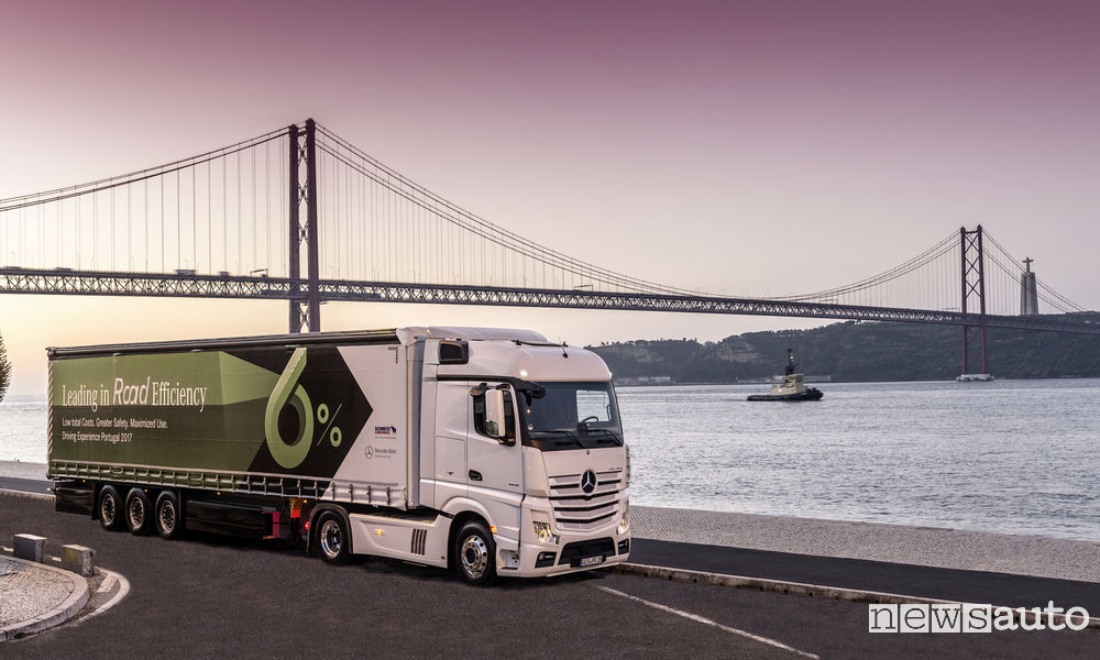 Fahrvergleich Mercedes-Benz Actros 1845