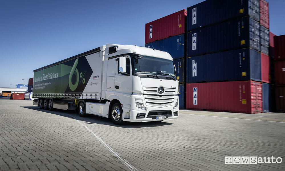 Fahrvergleich Mercedes-Benz Actros 1845