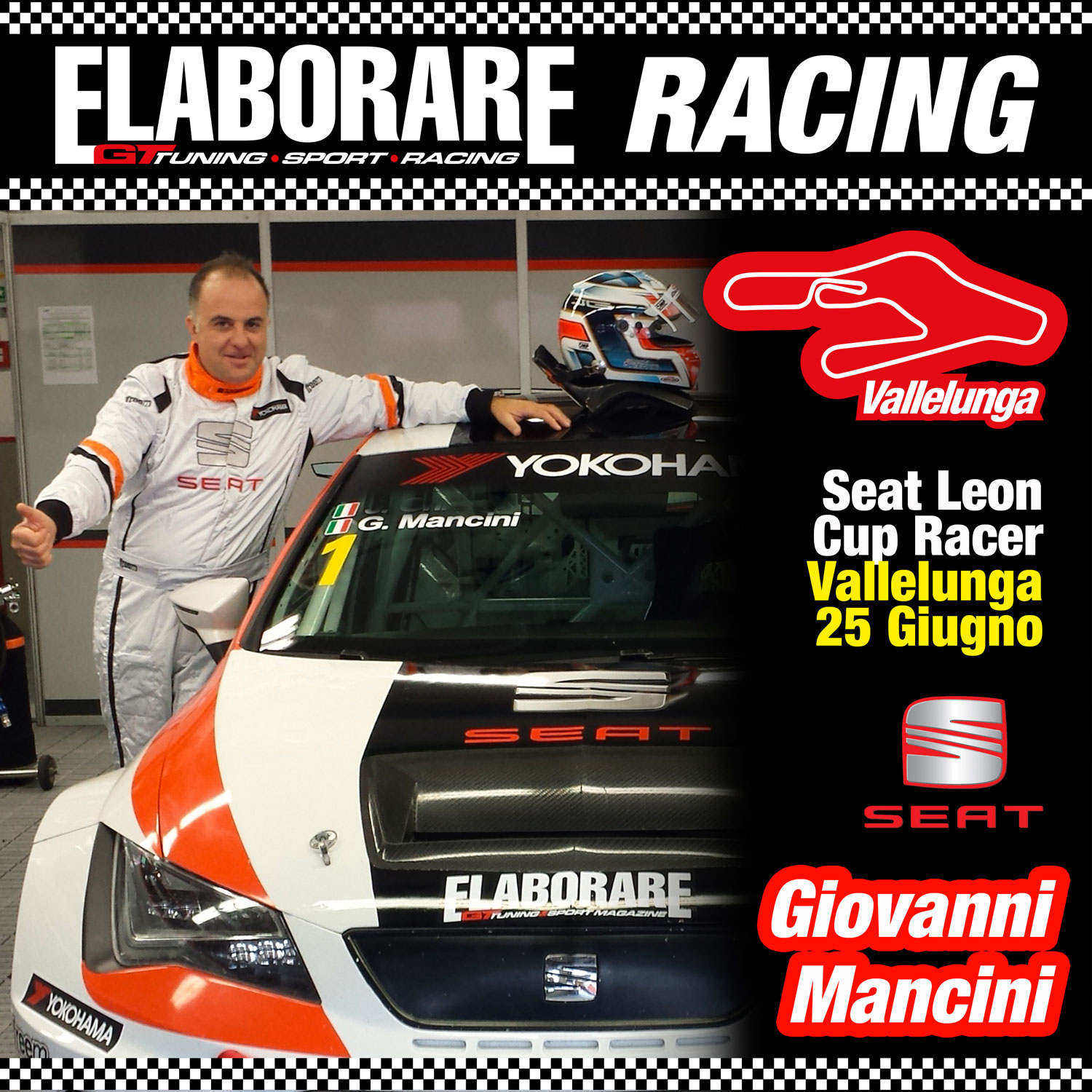 GiovannI Mancini Seat Leon Cup pilota