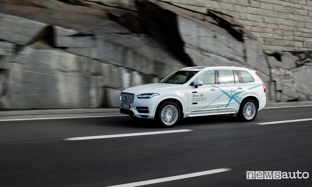 Volvo XC90 Drive Me test vehicle