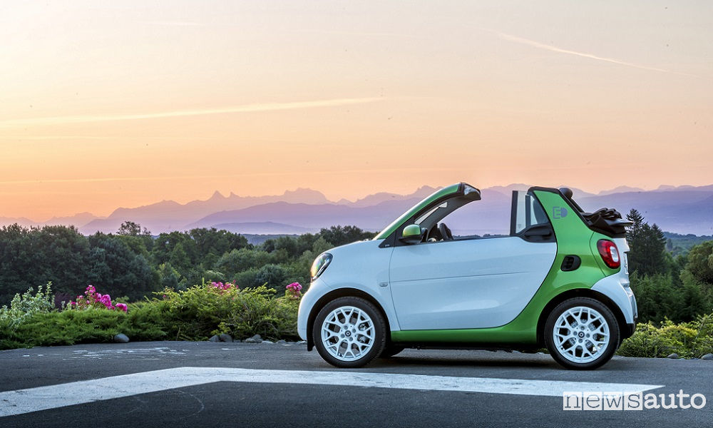 smart fortwo cabrio electric drive Pressdrive Geneva 2017