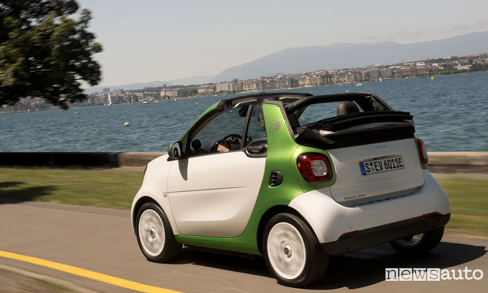smart fortwo cabrio electric drive Pressdrive Geneva 2017