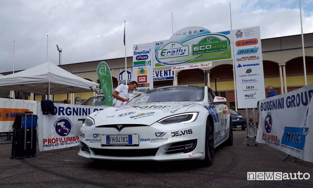 Tesla all'ecorally San Marino