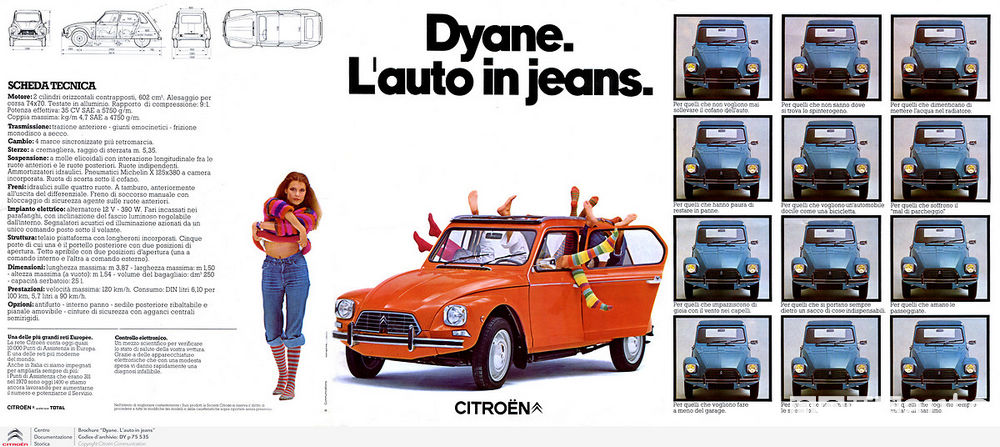spot Citroën Dyane, l'auto con gli jeans
