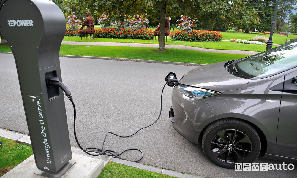 Ricarica rapida Renault Zoe