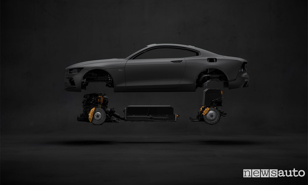 Polestar 1 carbon body + drivetrain