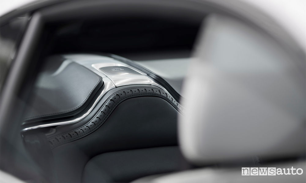 Polestar 1 interior detail, rear seat