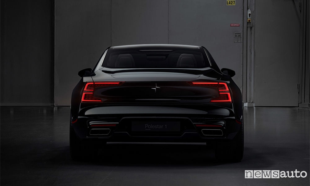 Polestar 1 black exterior, rear