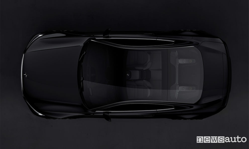 Polestar 1 black exterior, top