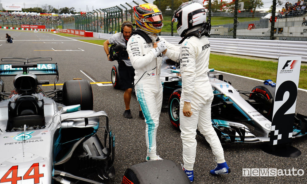 F1 Gp del Giappone 2017 Mercedes Hamilton