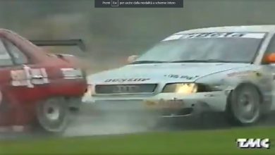 Fabrizio Giovanardi (Alfa 155 TS) vs Karl Wendlinger (Audi A4 Quattro) Superturismo 1997