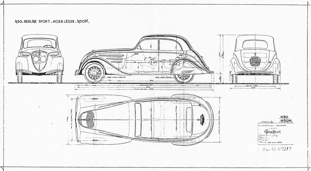 Peugeot 402 B Légere