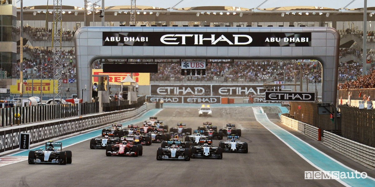 F1 Gp Abu Dhabi 2017 orari TV