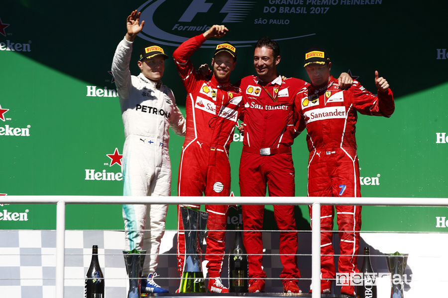 Gp Brasile F1 2017 Vettel podio