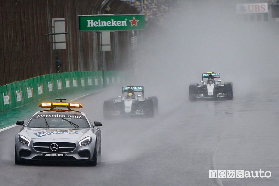 F1 Gp Brasile pioggia safety acr Interlagos