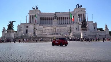 Macchinetta a Roma Ligier Altare della Patria