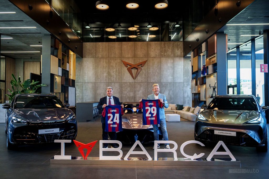 Il marchio Cupra è sponsor del Barcellona