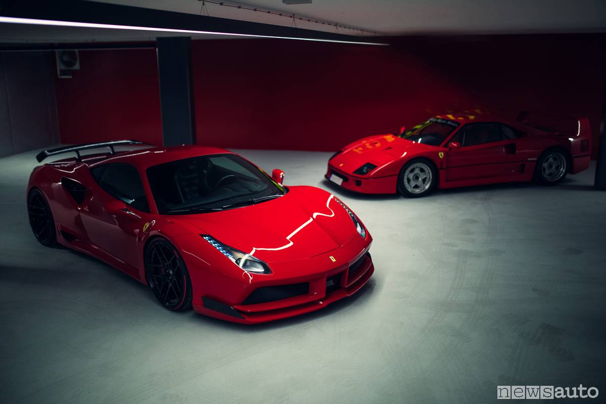 Ferrari tuning 488 GTB e Ferrari F40