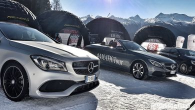 sulla neve in 4x4 Mercedes-Benz 4Matic