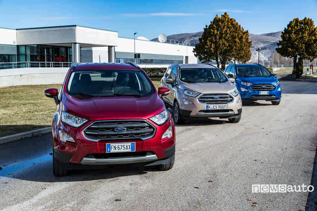 Ford Ecosport 1.0 Ecoboost vista anteriore
