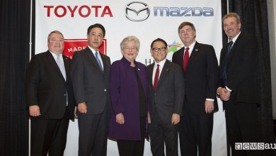 Nuovo stabilimento auto Stati Uniti Mazda e Toyota