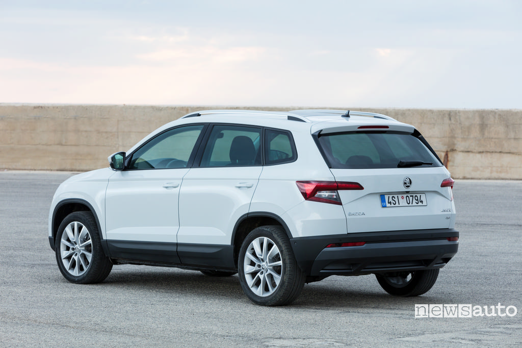 Skoda Karoq 4x4 posteriore