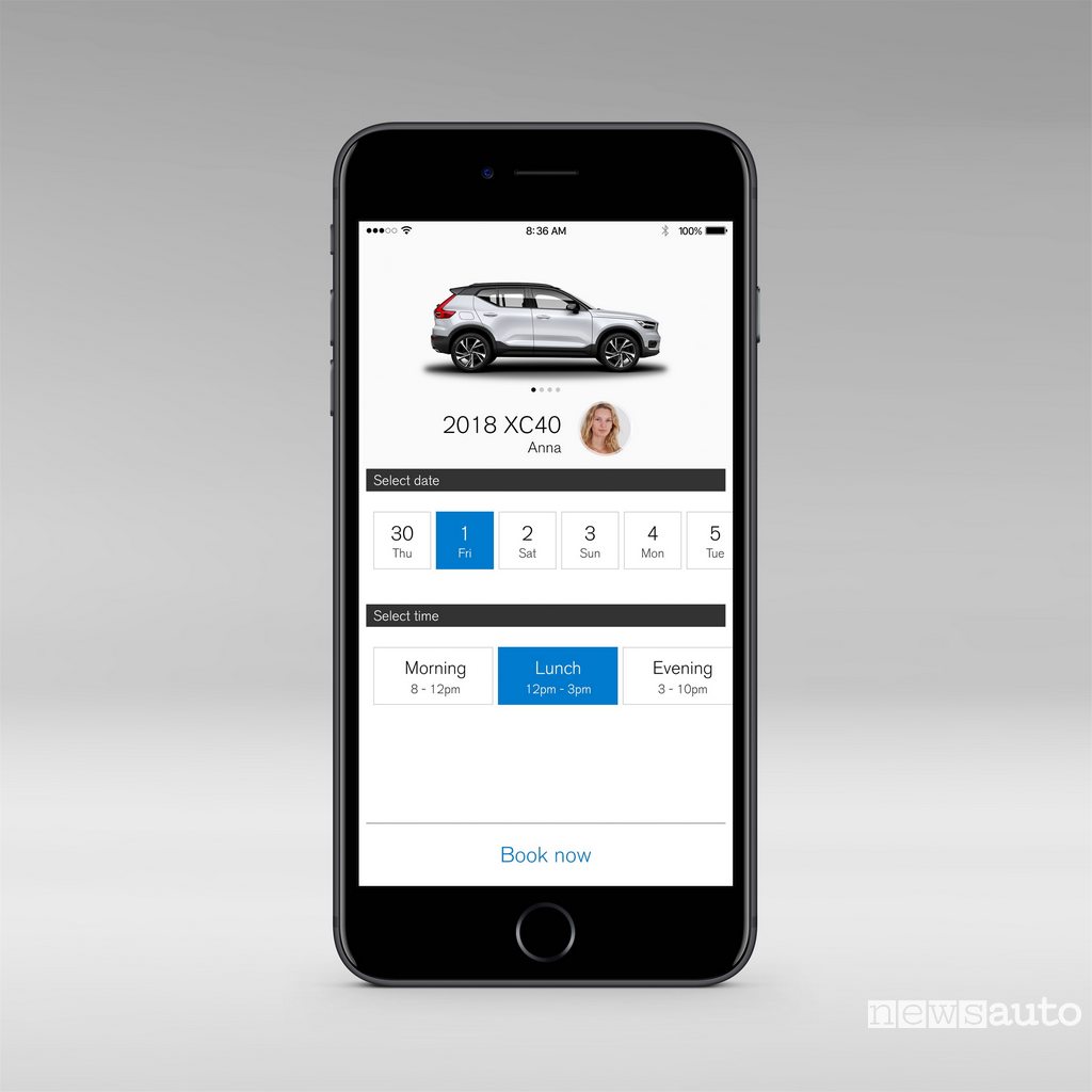 Volvo XC40 - app