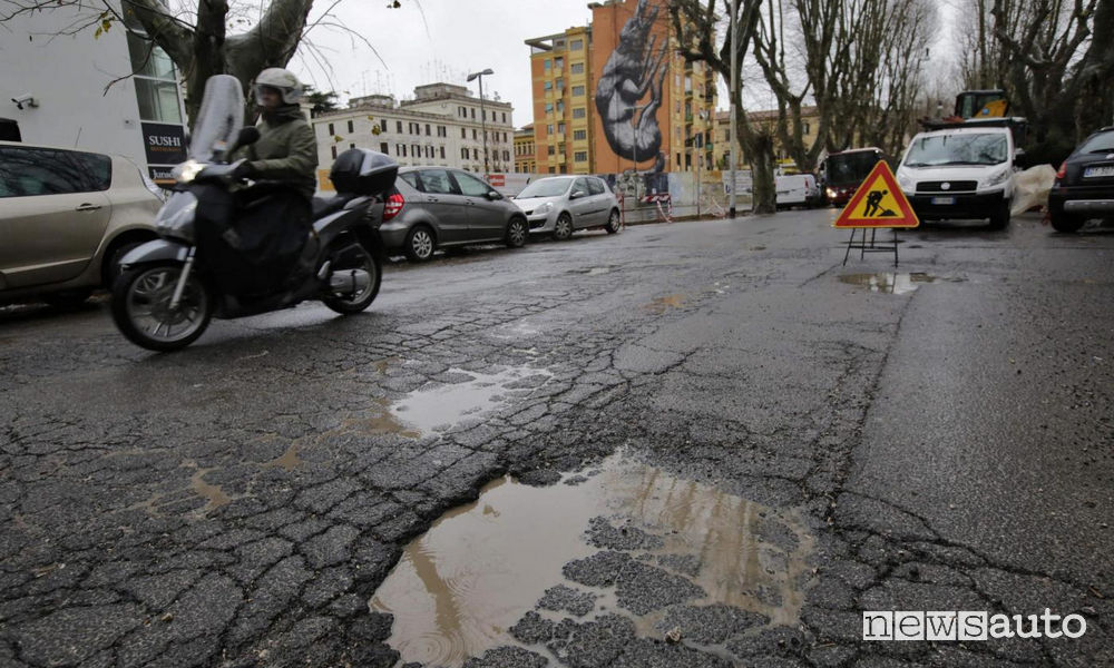 buche stradali Roma