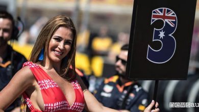 ragazze in Formula 1 grid girls