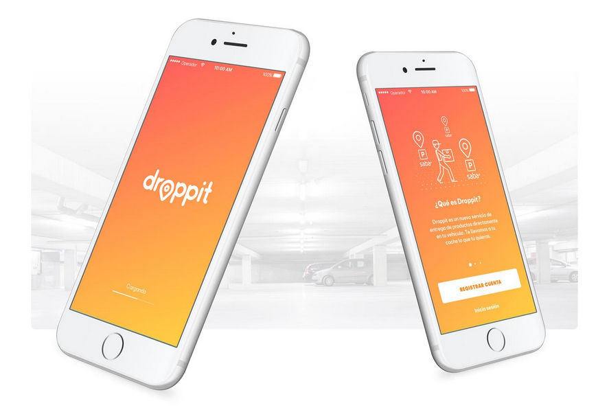 la spesa in auto app Droppit